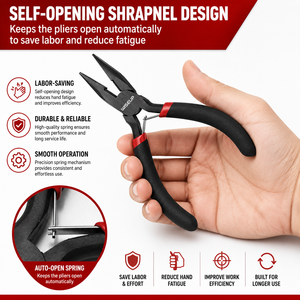 <b>Long</b> <b>Nose</b> Stainless Steel Lightweight Jewelry Making Pliers - Product Image 5