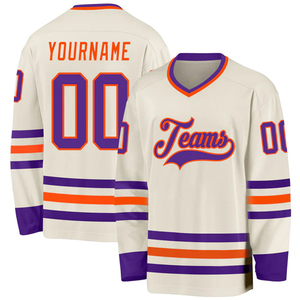 Breathable Mesh Hockey Jersey Full Custom Team Uniform With <b>Athletic</b> Fit And Embroidered Team Logo Design - Product Image 4