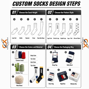 Chaussettes de sport en coton tricoté de haute qualité, anti-odeur, respirantes, pour la course à pied, l'entraînement et la randonnée, directement de l'usine - Product Image 4