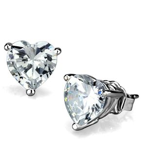 Orecchini LO3951-AAA in Moissanite Trasparente di Grado A, in Ottone Rodiato con Zirconi, Stile Elegante e Lussuoso - Product Image 1