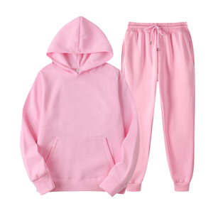 Men Casual Sports Tracksuit Hoodie <b>Jacket</b> and Jogger Sweatpants Two Piece Gym <b>Workout</b> Set - Product Image 3
