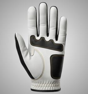 Premium Genuine Leather Golf Glove Right Hand Full Finger Non Slip Breathable <b>Hook</b> And Loop Closure Unisex Sports Glove - Product Image 3