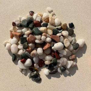 Galets d'agate naturelle super polis mélangés 3-5cm pour aménagement extérieur, décoration de jardin, gravier d'aquarium, projets d'artisanat, vente en gros en vrac - Product Image 2