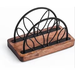 Modern Metal Napkin Stand Organizer for Dining Table Kitchen Stylish <b>Tissue</b> Stand for Home Office Restaurant Durable Handmade - Product Image 5