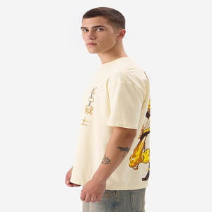 Venta al por mayor logotipo personalizado 100% algodón hombro caído de gran tamaño 280gsm peso pesado camiseta para hombres - Product Image 3