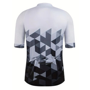 Maillot de sport élégant pour hommes, sublimation, manches courtes, imprimé, respirant, séchage rapide, 100% polyester, logo personnalisé - Product Image 2