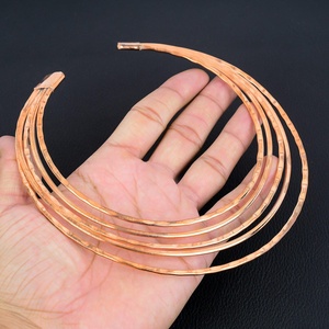 Vintage Copper Choker <b>Necklace</b> <b>Boho</b> Design for Women Modern and Traditional Fashion Jewelry Wholesale for Boutique and Store Own - Product Image 3
