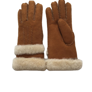 Guantes de lana para mujer con puños de lana para invierno |   Guantes Térmicos de Punto Suaves y Cálidos con Detección Táctil para Deportes al Aire Libre y Uso Diario - Product Image 2