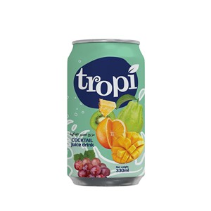 Ventas al por mayor Bebidas de jugo de frutas tropicales TROPI Bebida natural fresca 330ml SIN AZÚCAR AÑADIDO OEM Personalizar disponible - Product Image 5