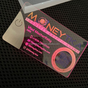 Cartes promotionnelles de remerciement de luxe en PVC personnalisées avec LED, NFC, impression UV, numériques, 2026, nouvelle génération, alimentées par batterie, avec pavé tactile - Product Image 3