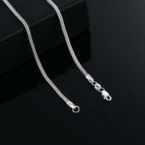 Collar de Cadena de Plata Chapada en Oro al por Mayor para Hombre, Cadena de Plata para Hombre y Mujer - Product Image 2