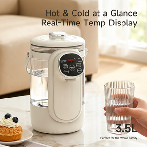 Bouteille d'eau chaude électrique portable avec contrôle de la température et arrêt automatique, distributeur d'eau de bureau pour la maison et l'hôtel - Product Image 2