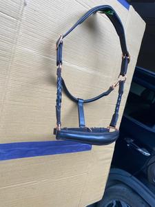 Equipo Ecuestre de Alta Calidad: Cabestro y Brida de Cuero Vacuno Suave Teñido en Tambor, Estilo Australiano - Product Image 3