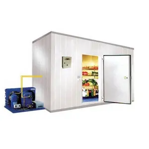 コンプレッサーモバイル冷蔵庫ユニット220V冷蔵室冷凍庫、パネル厚100mmホームレストランファーム