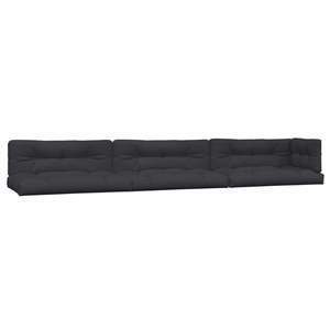 Ensemble de canapés de patio en bois d'acacia massif, 6 pièces, avec coussins, ensembles de jardin - Product Image 6