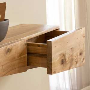 Étagère murale asymétrique Vandana Optima Zentrix en bois d'acacia - Product Image 3