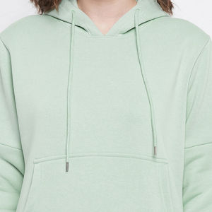 Conjuntos deportivos de forro polar grueso para mujer, personalizados, de invierno, de 2 piezas, de manga larga, estilo urbano, con sudadera con capucha y pantalones deportivos. - Product Image 5