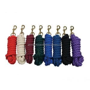 Custom made Colorful Nylon Horse Lead rope with <b>snap</b> <b>hook</b> - Product Image 3