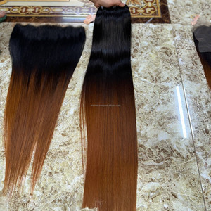 Productos de Cabello Humano al por Mayor, Paquete de Cabello Virgen Vietnamita Liso con Frontal de Encaje, Pelucas de Cabello Humano con Frontal de Encaje - Product Image 2