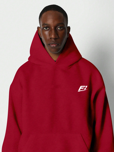 Pulls à capuche unisexes surdimensionnés pour hommes, épaules tombantes, logo personnalisé, épais 500 GSM, couleur unie, logo frontal – Vente en gros - Product Image 3
