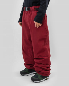 Pantalones de Esquí Impermeables, Cortavientos y Transpirables para Hombre, de Pierna Ancha, con Cierre, Logotipo Personalizado, para Montaña - Product Image 4