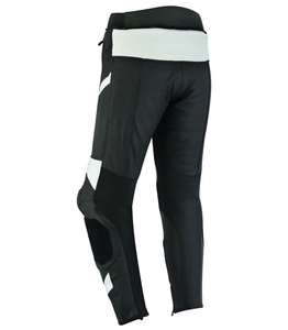 Pantalones de Motociclismo de Cuero Vacuno Perforado Personalizados, Pantalones de Montar de Cuero Genuino para Invierno, Resistentes al Viento, Tallas Grandes - Product Image 3