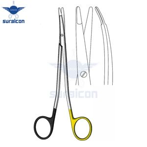 Ciseaux chirurgicaux Metzenbaum-Freeman 18 cm / 7 pouces à lame simple dentelée, à pointe arrondie/courbée, Super Cut TC, pour une précision optimale - Product Image 2