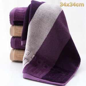 ผ้าเช็ดมือผ้าฝ้ายลายทาง ขนาด 34x34 ซม. ซับน้ำเร็ว สำหรับใช้ในบ้าน - Product Image 6