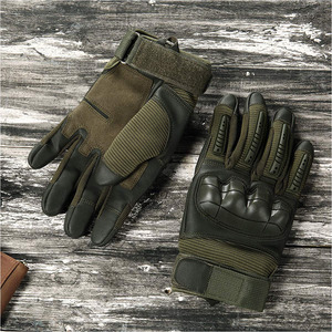 Guantes de Motocicleta con Protección de Fibra de Carbono en los Nudillos, Transpirables, Antideslizantes, Palma Reforzada de Cuero, Cierre con Cordones, para Verano - Product Image 6
