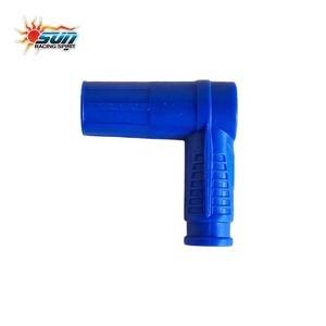 หัวเทียน SUN RACING MIO100 MO100-IGN001 สีน้ำเงินใหม่ วัสดุเบกาไลท์ แรงดันสูง 90 โวลต์ อะไหล่จุดระเบิดยามาฮ่า ผลิตในไต้หวัน - Product Image 2