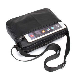 Top Grain Genuine Leather Men's <b>Briefcase</b> Business Messenger Bag New Fashion Crossbody Shoulder <b>Briefcase</b> Wholesale Supply - Product Image 2
