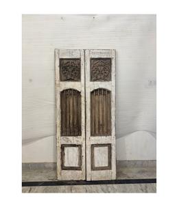 Panneaux de porte en bois massif antique, sculptés à la main, vintage, pour maison, bureau, extérieur, villa de luxe, entrée, salle à manger, salon, cuisine, meubles - Product Image 1