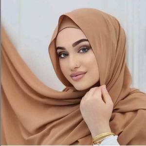 SIDDIQUI HOSINEX – Nouveaux hijabs, foulards et châles traditionnels musulmans pour femmes en coton et mousseline, motif uni, séchage rapide, longueur longue - Product Image 1