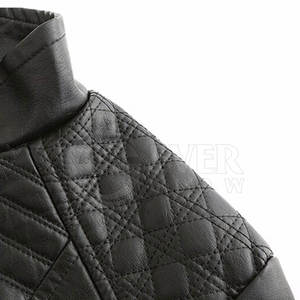 Buy Genuine Leather <b>Jacket</b> Women 2024 New Fashion <b>Long</b> Sleeve Autumn Leather <b>Jackets</b> for Winter - Product Image 5
