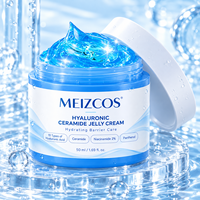 Crème gel premium à l'acide hyaluronique et à l'ectoïne 50 ml, anti-rides, hydratation intense, soin du visage, crème gelée pour peaux sèches