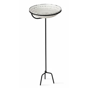 Baño para Pájaros de Metal Verde Antiguo al por Mayor, Diseño Elegante, Baño para Pájaros de Hierro para Decoración de Jardín, Patio y Exteriores, Precio Más Bajo - Product Image 2