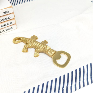 Ouvre-bouteille en métal en forme de crocodile, ouvre-bouteille de bière fantaisie, outil de bar décoratif vintage, accessoire de barman, cadeau pour la cuisine et le bar - Product Image 6
