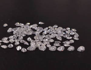 เพชรเพาะเลี้ยงทรงลูกแพร์ สี DEF ความสะอาด VVS เพชร CVD แบบเม็ดเดี่ยว 2 กะรัต 1 กะรัต 1.5 กะรัต - Product Image 3