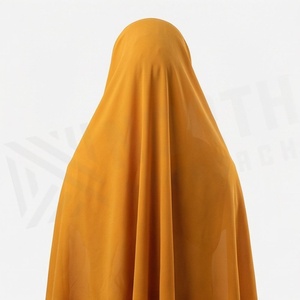 Women Solid Color Chiffon Hijab Breathable Daily Wear Islamic Scarf Shawl - Product Image 2