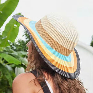 หมวกทรงโซมเบรโรสานจากหญ้าทะเล งานแฮนด์เมด แบรนด์โลโก้สั่งทำปี 2026 เหมาะสำหรับใช้ในชีวิตประจำวัน ท่องเที่ยว ขี่จักรยาน สวมใส่สบายๆ - Product Image 1