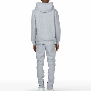 Ensemble de survêtement décontracté unisexe en polaire légère pour l'hiver 2026 – Vente en gros personnalisée – Style streetwear pour le quotidien - Product Image 3