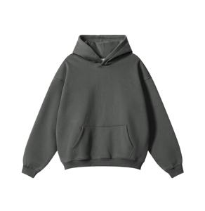 เสื้อฮู้ดดี้ผู้ชายแบบขายส่ง ผลิตตามสั่ง ผ้าฝ้ายฟลีซคุณภาพพรีเมียม สวมใส่สบาย แขนยาว สไตล์สตรีทแวร์ ผู้ผลิต OEM สำหรับตลาดสหรัฐอเมริกา - Product Image 1