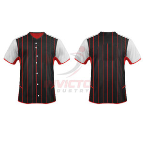 Uniformes de baseball disponibles dans toutes les tailles, personnalisables avec le nom et le numéro de l'équipe, en stock. - Product Image 5