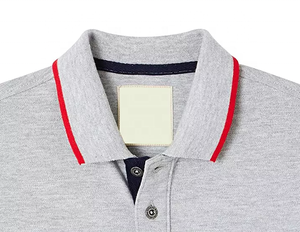 Camiseta polo clásica de manga corta para hombre con logotipo personalizado, costuras finas para un estilo informal y urbano - Product Image 3