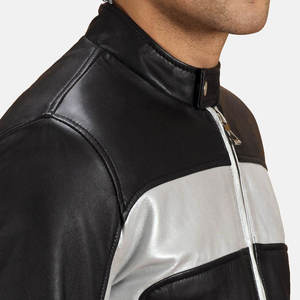 <b>Men</b> Classic Leather <b>Jacket</b> Premium Soft Full Zip Comfortable Casual Durable Regular Fit Fashion Outerwear Winter Quick Dry - Product Image 6