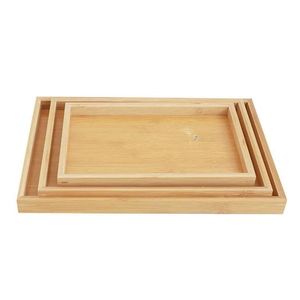 Plateau de service rectangulaire en bois de saule massif, design minimaliste, poli, durable, pour la salle à manger, style artisanal - Product Image 5