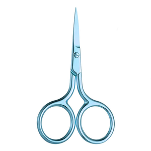 Tijeras para Cutículas de Acero Inoxidable Curvadas de Lujo con Acabado Satinado, para Fabricantes de Marca Privada, Venta al por Mayor, para el Cuidado de Cejas y Belleza - Product Image 1