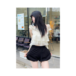 Shorts Bermuda de Alta Calidad para Mujer, Tela Sedosa Arrugada, Secado Rápido, Ecológicos, Ropa de Negocios a la Moda, Servicio ODM Vietnamita - Product Image 3