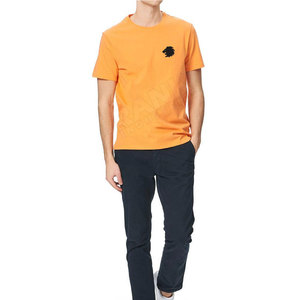 เสื้อยืดพิมพ์ลายทรงหลวมผ้าฝ้าย 100% สำหรับผู้ชาย สไตล์ดีไซเนอร์ รับทำโลโก้ เสื้อยืดผู้ชายคุณภาพพรีเมียมผ้าฝ้าย - Product Image 2