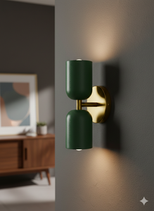 Lámpara de Pared de Hierro de Diseño Costero Moderno, Regulable, E26, Blanco Hueso, 12 Pulgadas, Ecológica, Halógena, para Hogar, Oficina, Interior - Product Image 3